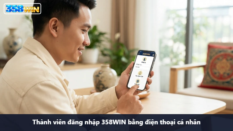 đăng nhập 358win trên điện thoại