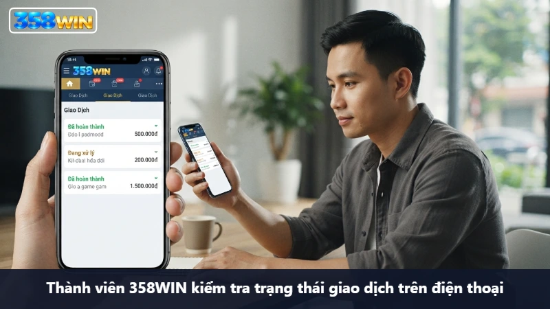 kiểm tra giao dịch 358win