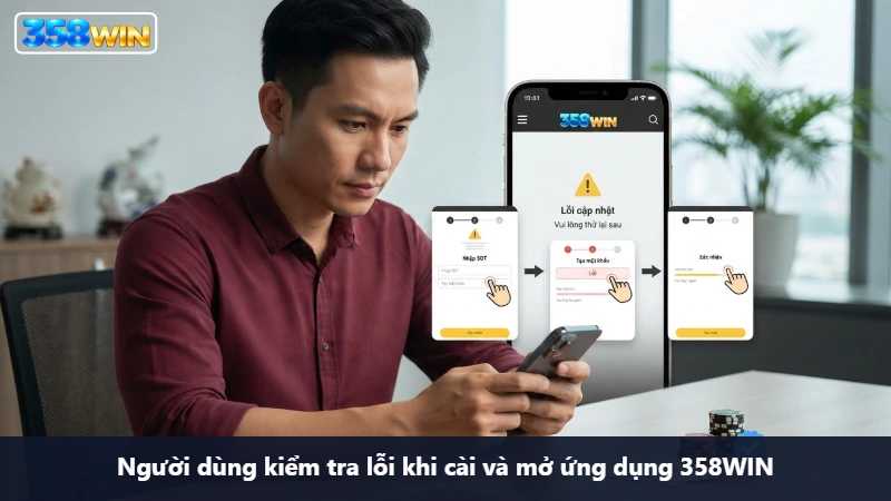 Hướng dẫn cài ứng dụng 358WIN trên Android và iPhone